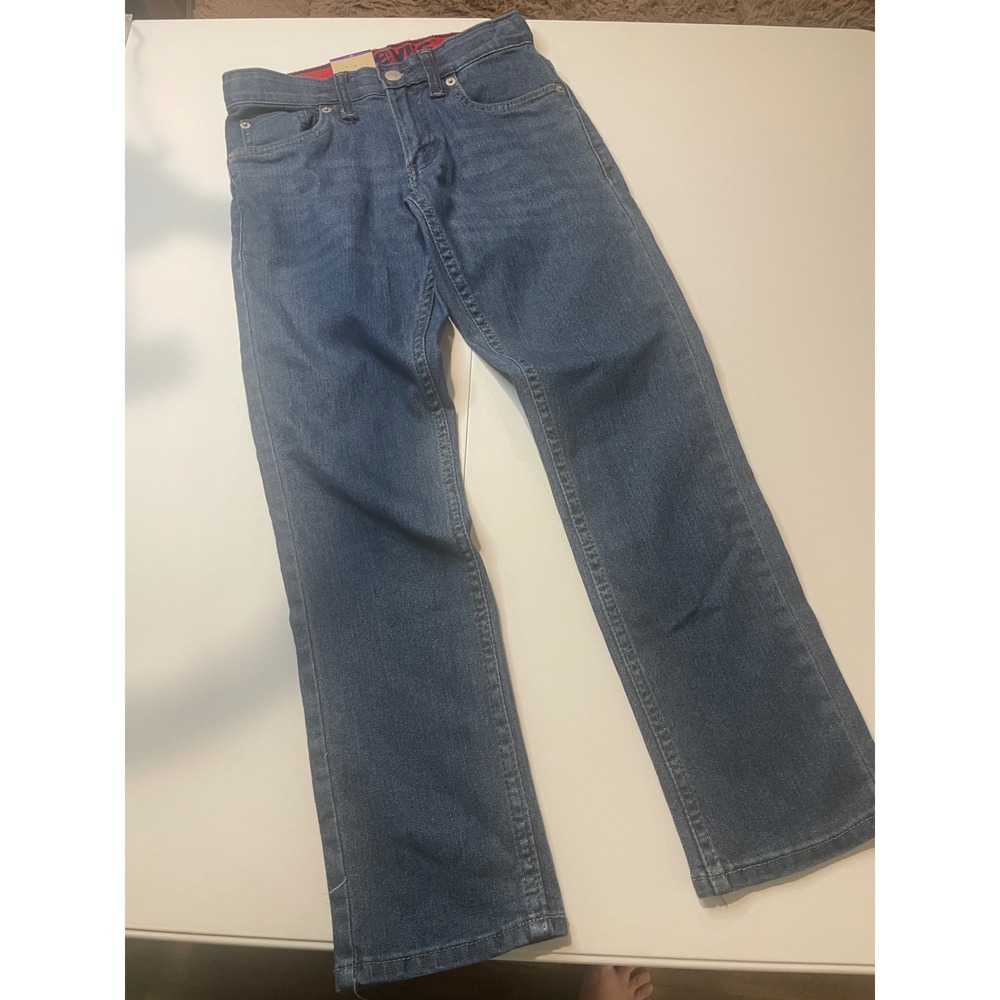 Levis 511 Slim Flex Stretch Youth Jeans Size 10 Reg Blue Adjustable Waist NWT